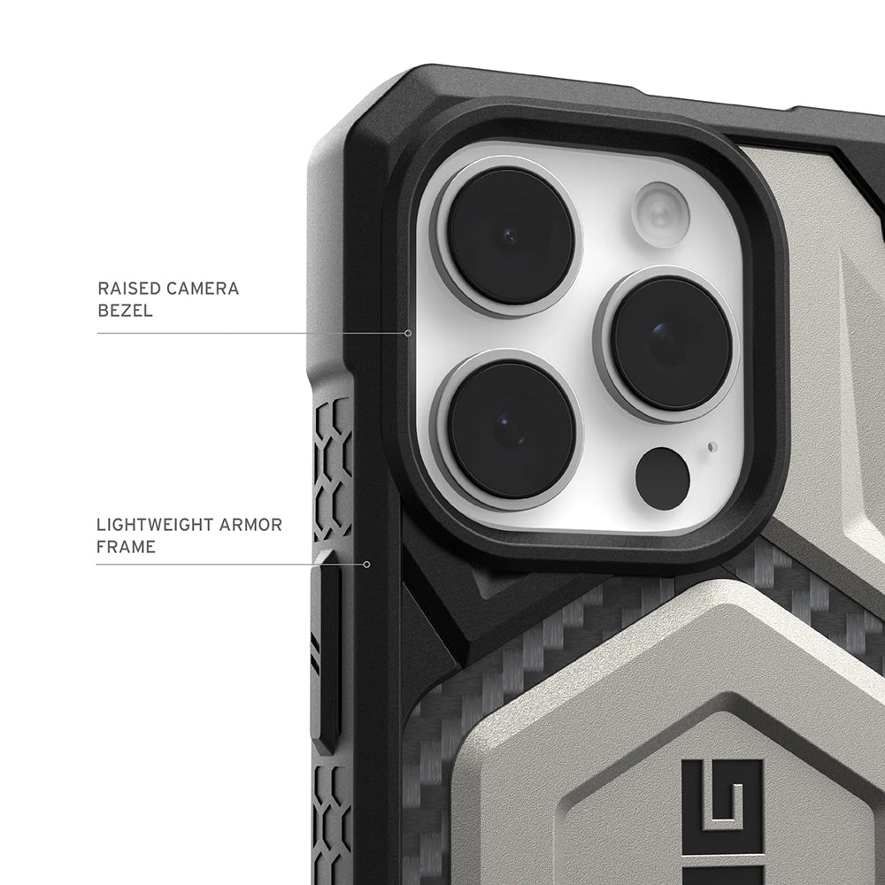MagSafe Case for Apple iPhone 17 Pro, Urban Armor Gear, Monarch Pro Kevlar, Navy Blue