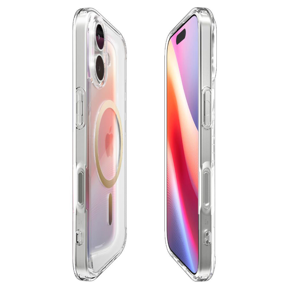 MagSafe Case for Apple iPhone 17, Spigen, Ultra Hybrid, Transparent Gold ACS10382