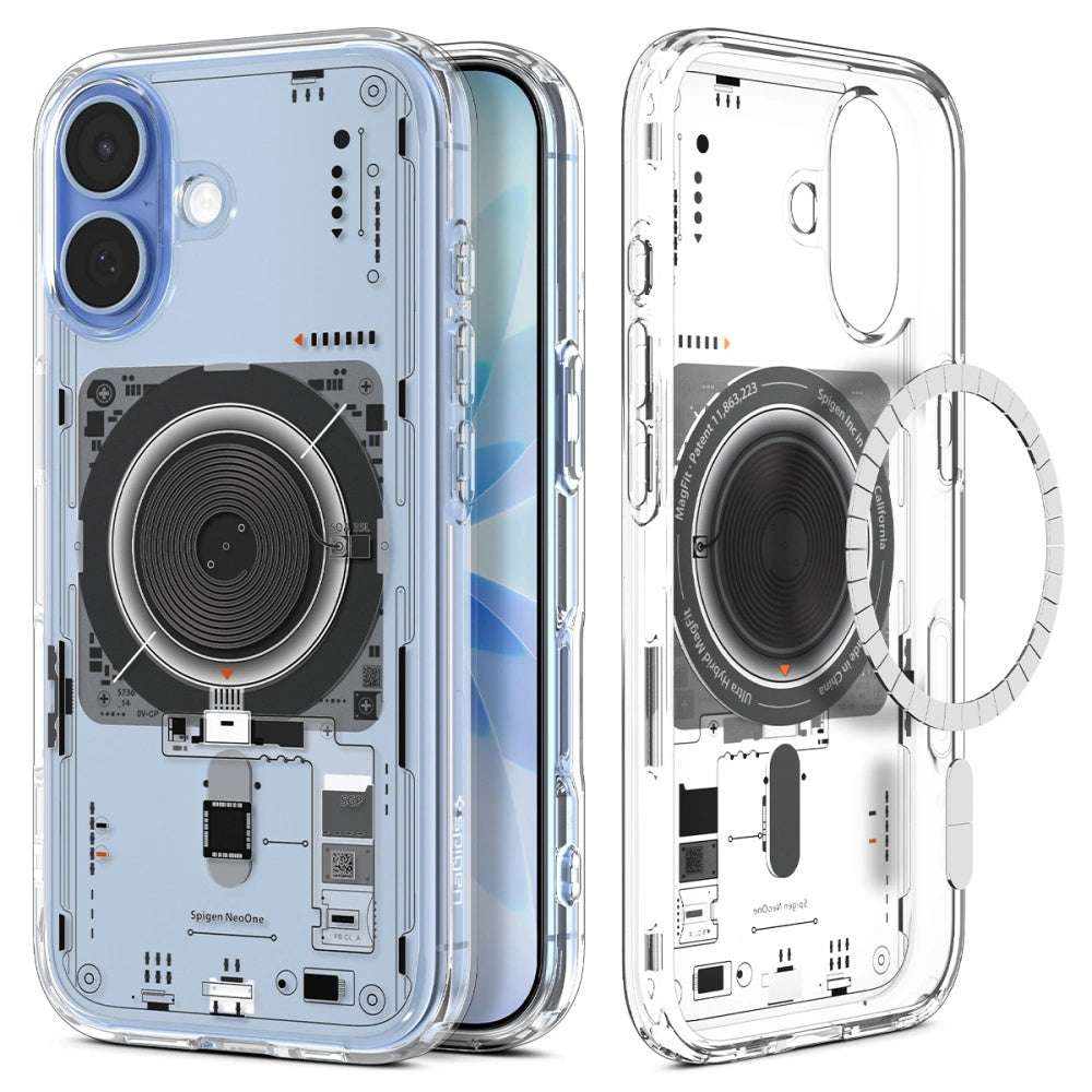 MagSafe Case for Apple iPhone 17, Spigen, Ultra Hybrid Neo One, Transparent ACS10388