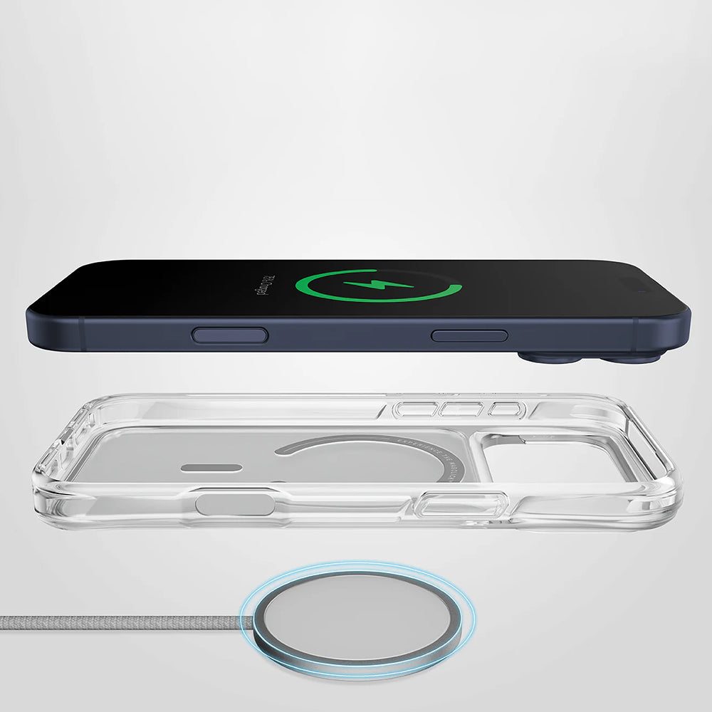 MagSafe Case for Apple iPhone 17, UNIQ, LifePro Xtreme MagClick, Transparent