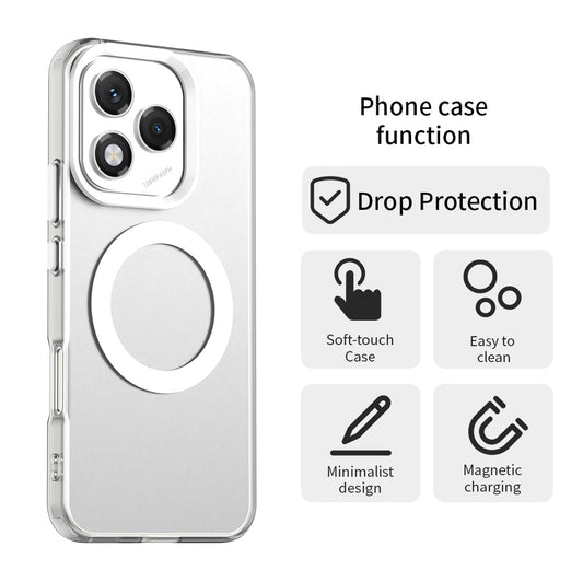 MagSafe Case for Honor 400 Lite, Techsuit, CandyCase, White