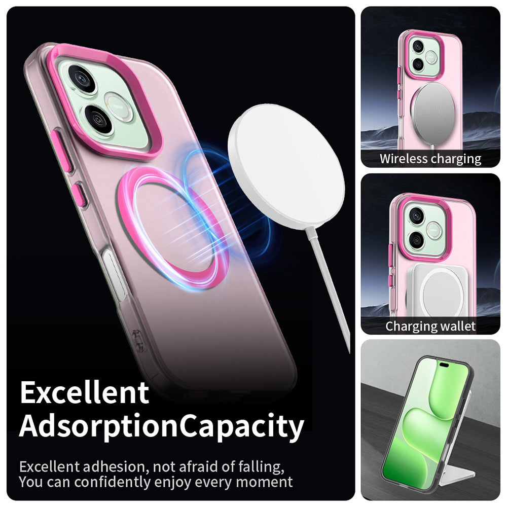 MagSafe Case for Honor 600 Lite, Techsuit, CandyCase, Pink