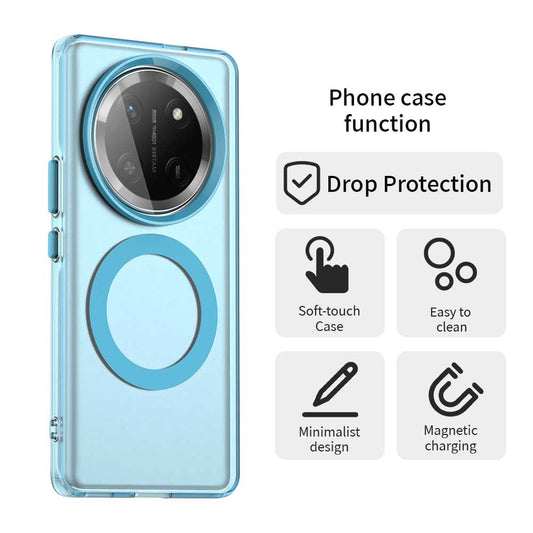 MagSafe Case for Honor X9c / Magic7 Lite, Techsuit, CandyCase, Blue