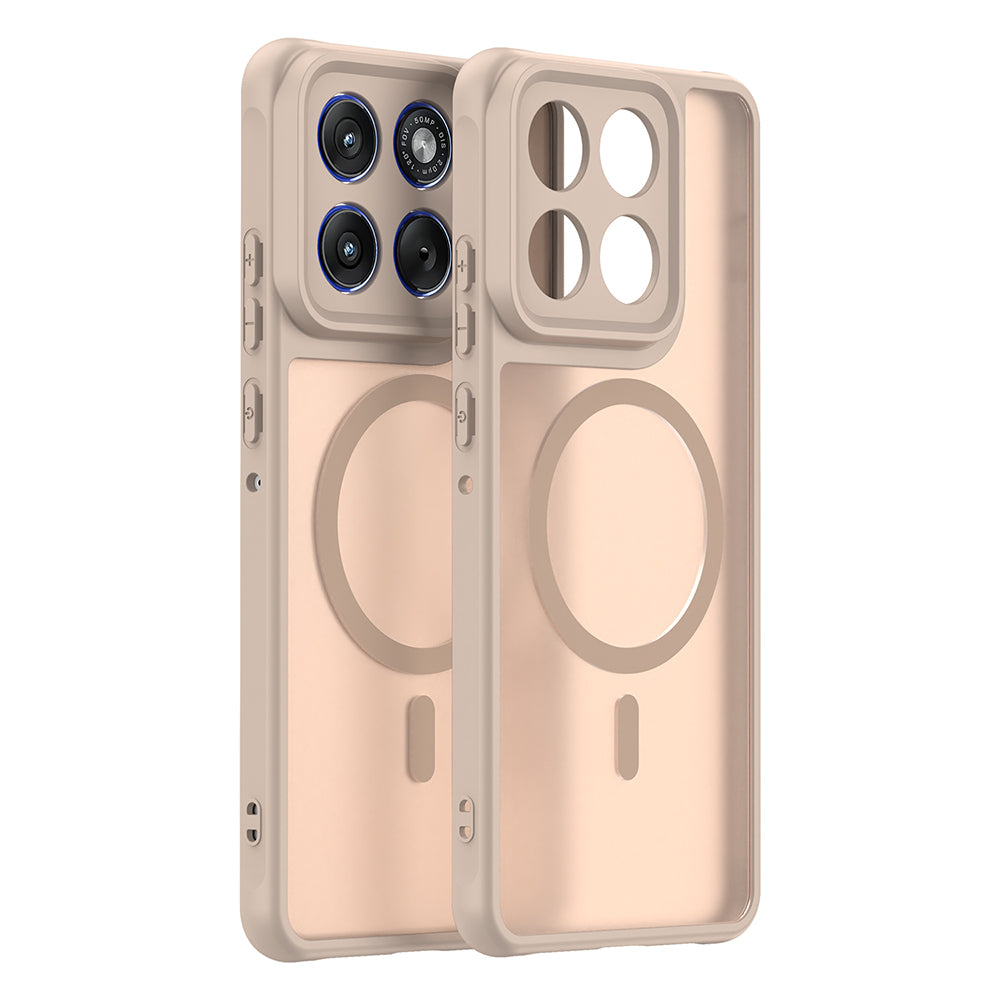 MagSafe Case for Motorola Edge 70, Techsuit, HaloFrost II, Gold
