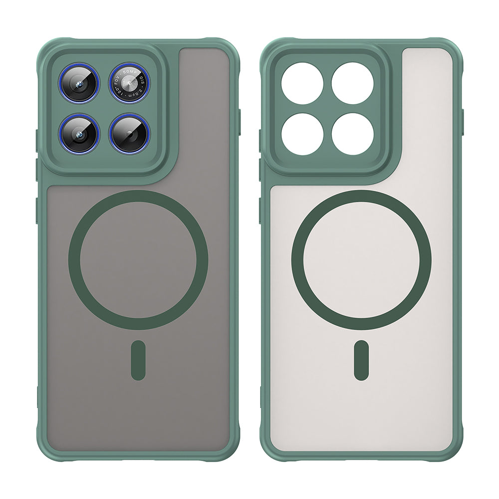 MagSafe Case for Motorola Edge 70, Techsuit, HaloFrost II, Green