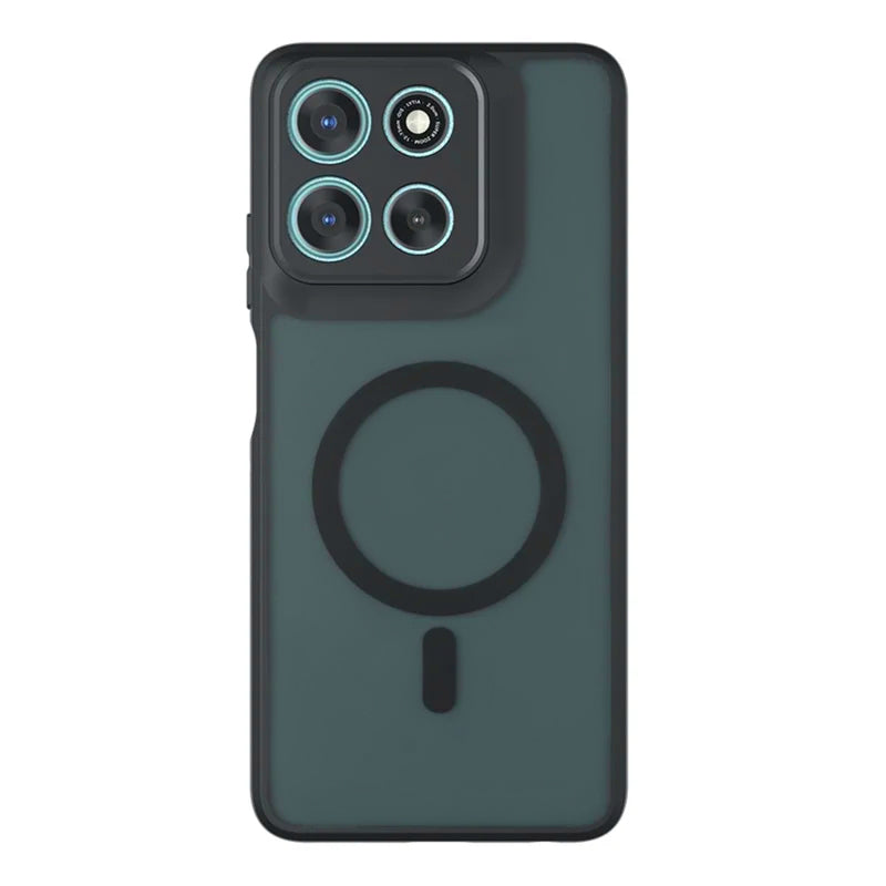 MagSafe Case for Motorola Moto G67 Power / G57 Power, Techsuit, PureFrost, Satin Black