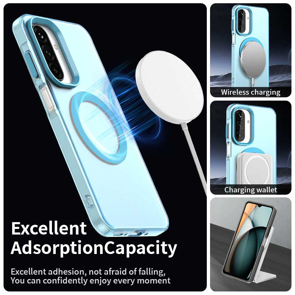MagSafe Case for Samsung Galaxy A27 5G, Techsuit, CandyCase, Blue