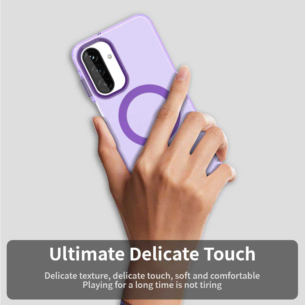 MagSafe Case for Samsung Galaxy A27 5G, Techsuit, CandyCase, Purple
