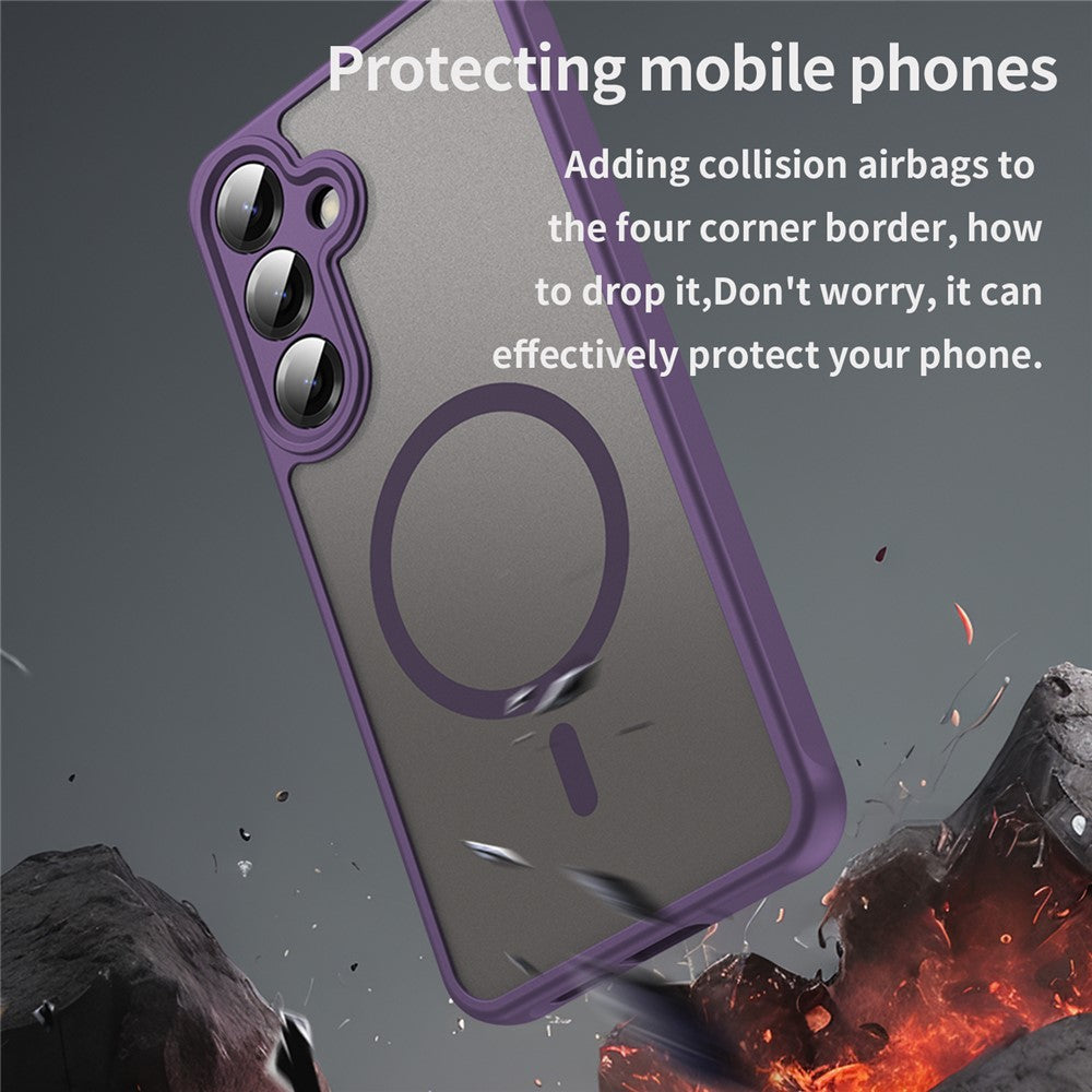 MagSafe Case for Samsung Galaxy A27 5G, Techsuit, HaloFrost II, Purple