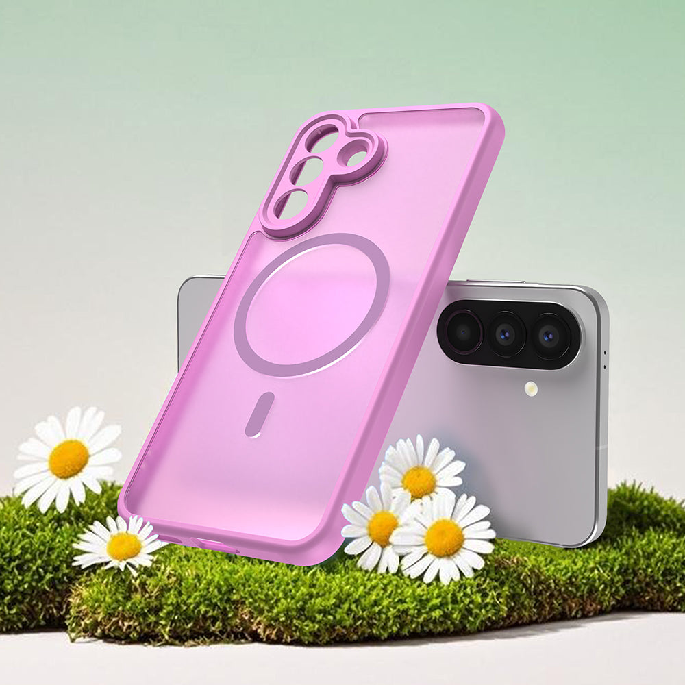 MagSafe Case for Samsung Galaxy A27 5G, Techsuit, HaloFrost II, Pink
