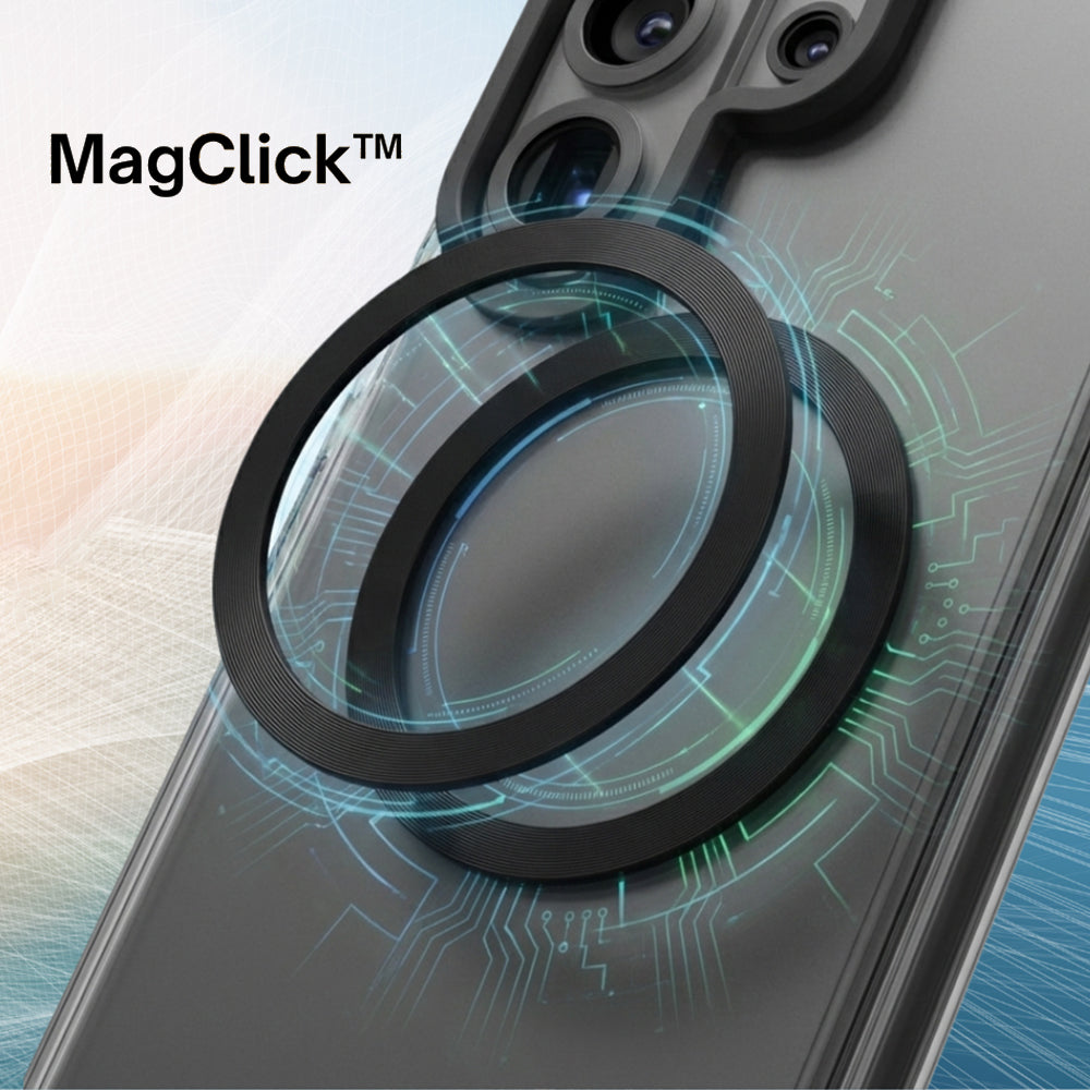 MagSafe Case for Samsung Galaxy S25 S931, UNIQ, Combat MagClick, Black