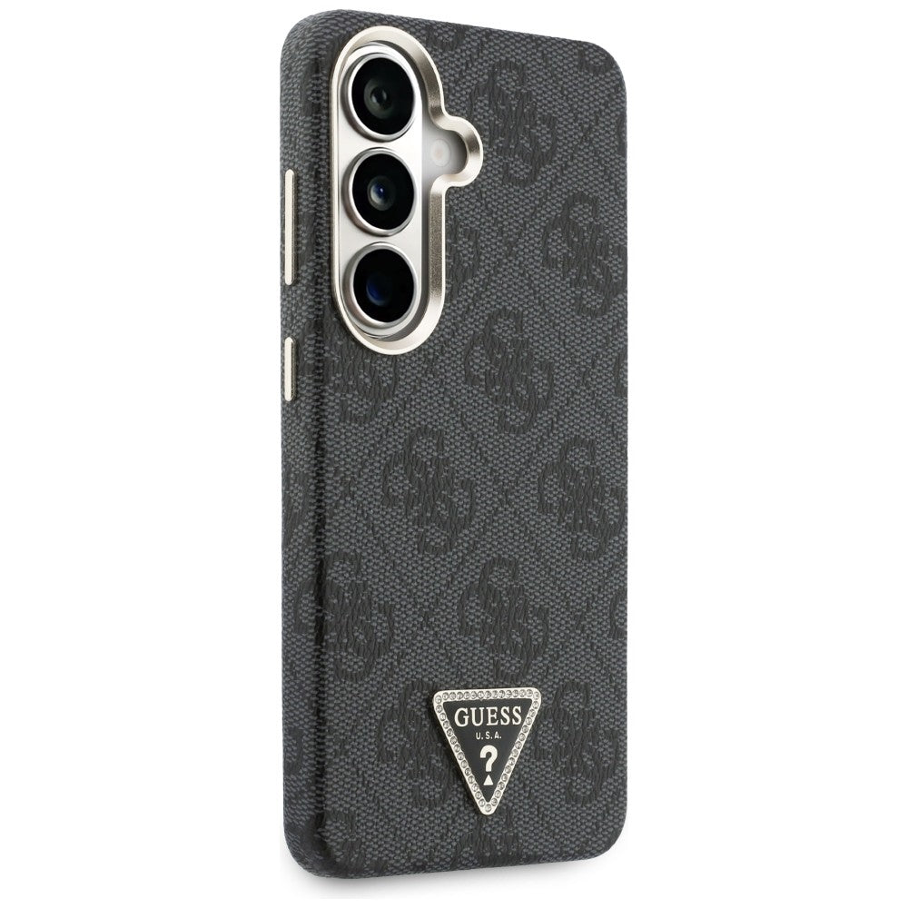 MagSafe Case for Samsung Galaxy S26 S942, Guess, 4G Triangle Logo, Black