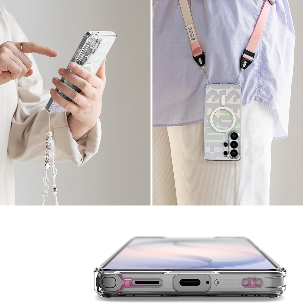 MagSafe Case for Samsung Galaxy S26 Ultra S948, Ringke, Fusion Seoul, Transparent