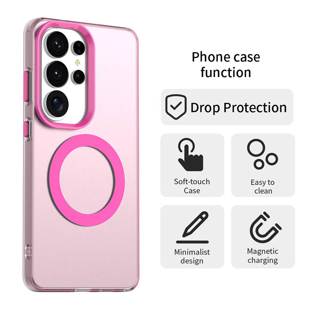 MagSafe Case for Samsung Galaxy S26 Ultra S948, Techsuit, CandyCase, Pink