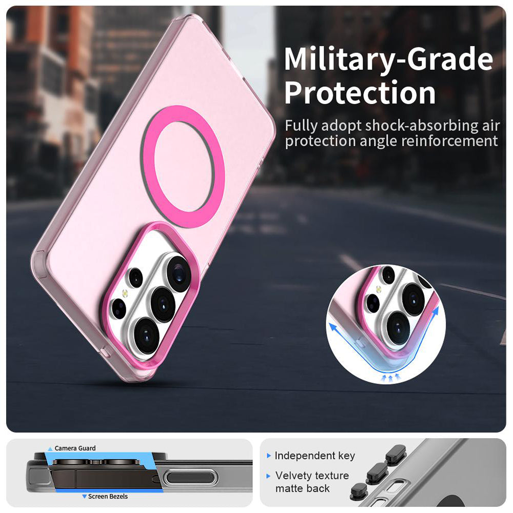 MagSafe Case for Samsung Galaxy S26 Ultra S948, Techsuit, CandyCase, Pink