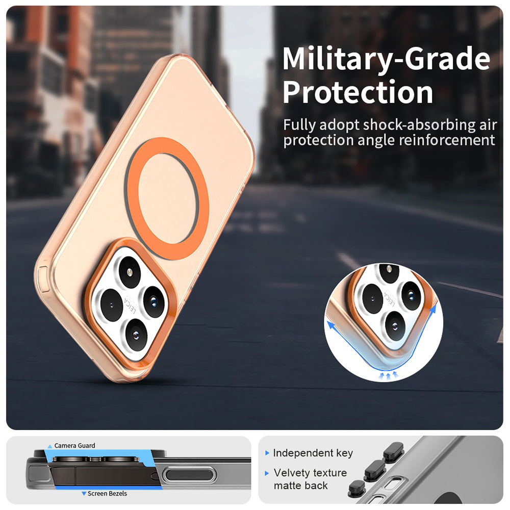 MagSafe Case for Xiaomi 17, Techsuit, CandyCase, Orange