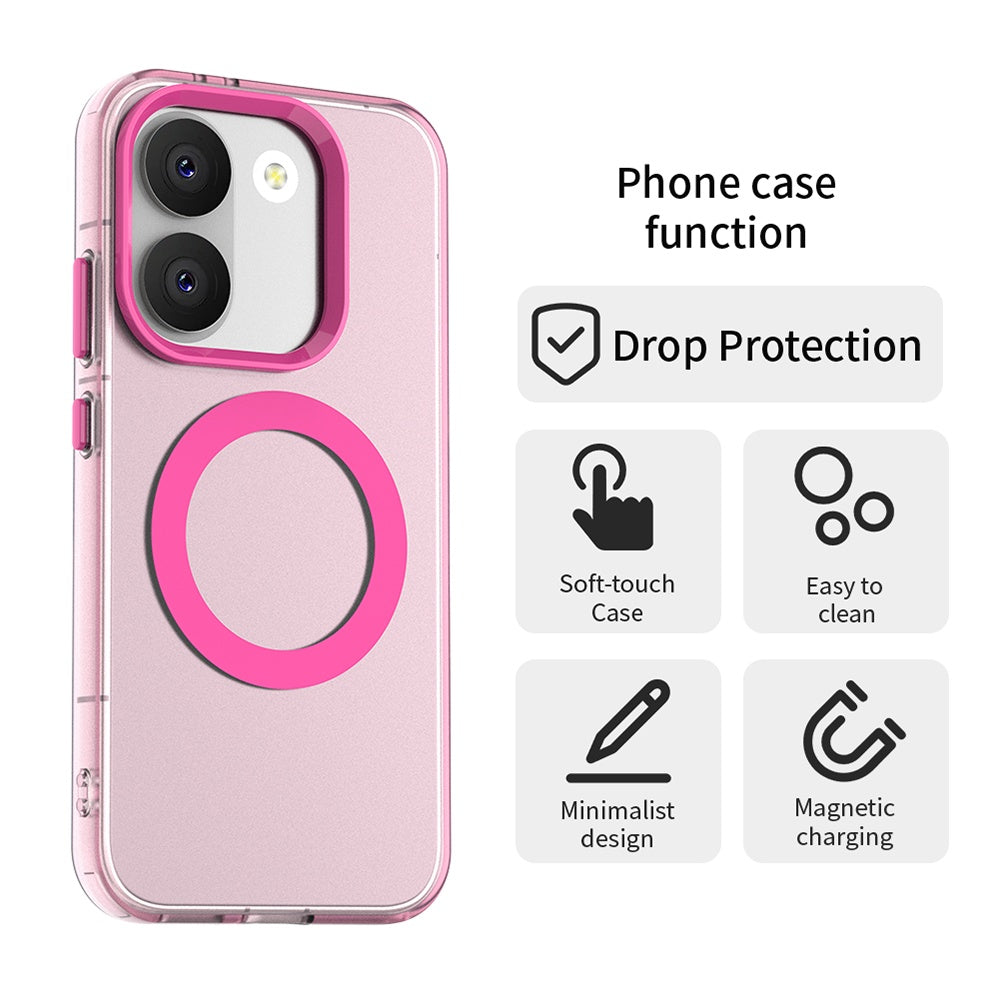MagSafe Case for Xiaomi Poco X8 Pro, Techsuit, CandyCase, Pink