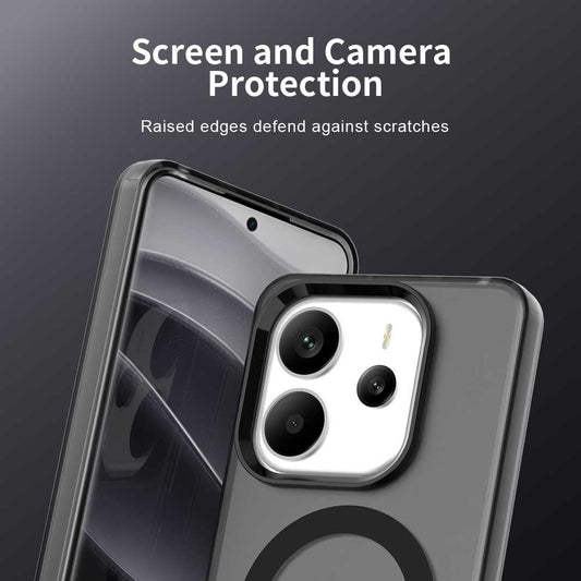 MagSafe Case for Xiaomi Redmi Note 14 5G, Techsuit, CandyCase, Black