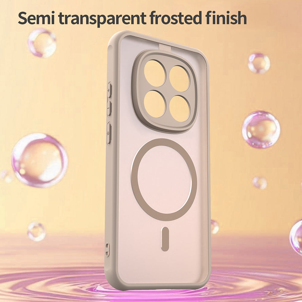 MagSafe Case for Xiaomi Redmi Note 15 Pro 5G, Techsuit, HaloFrost II, Gold