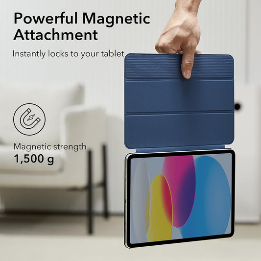 Case for Apple iPad (2025) / (2022), ESR, Rebound, Navy Blue