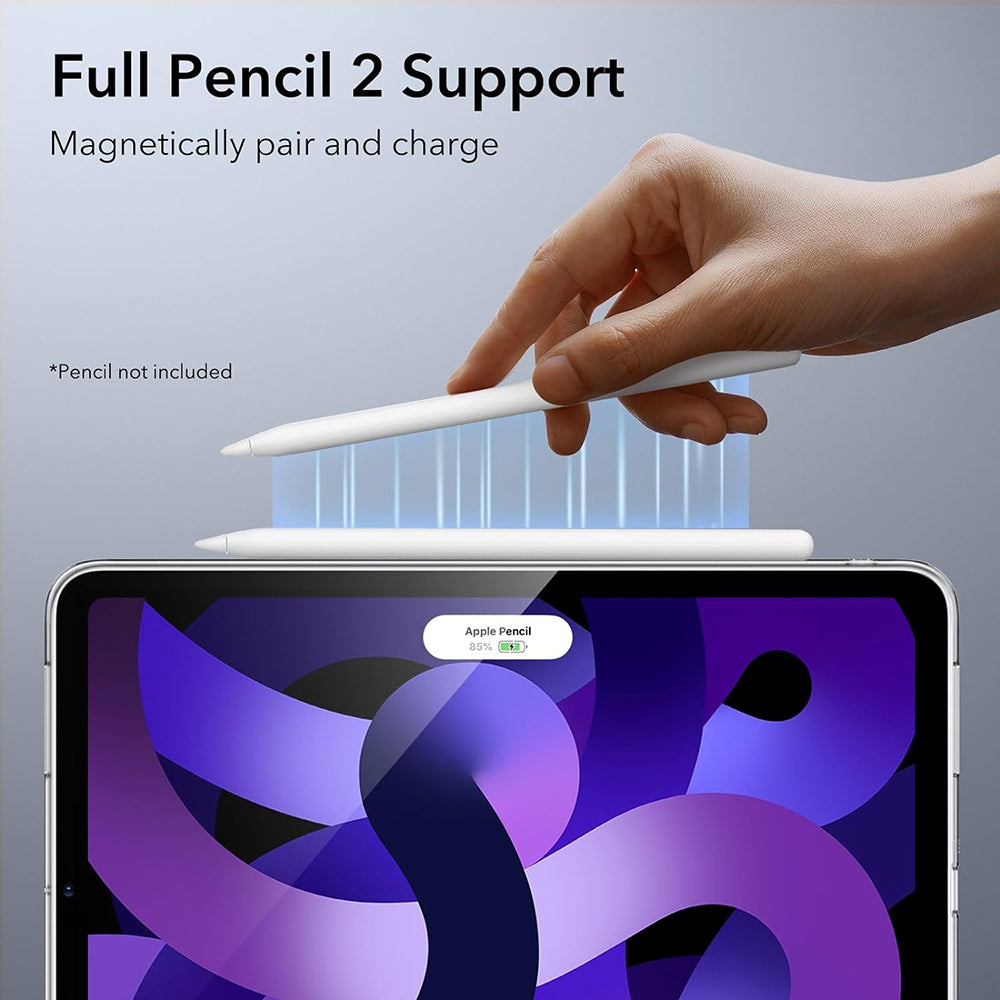 Case for Apple iPad Air 11 (2026) / iPad Air 11 (2025) / Air 11 (2024) / Air (2022) / Air (2020), ESR, Project Zero, Matte Black