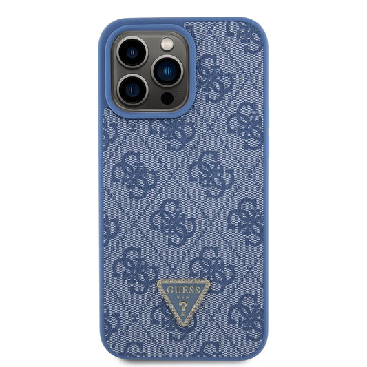 Case for Apple iPhone 15 Pro, Guess, Crossbody 4G Metal Logo, Blue