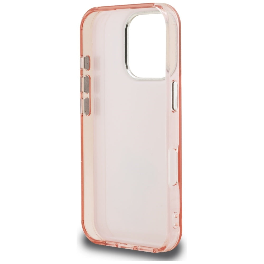 Case for Apple iPhone 16 Pro, Karl Lagerfeld, IML Aquarelle Logo Choupette, Pink