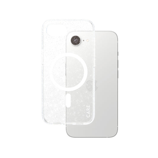 Case for Apple iPhone 16e, PanzerGlass, Urban Combat Star Lit Care, White Transparent