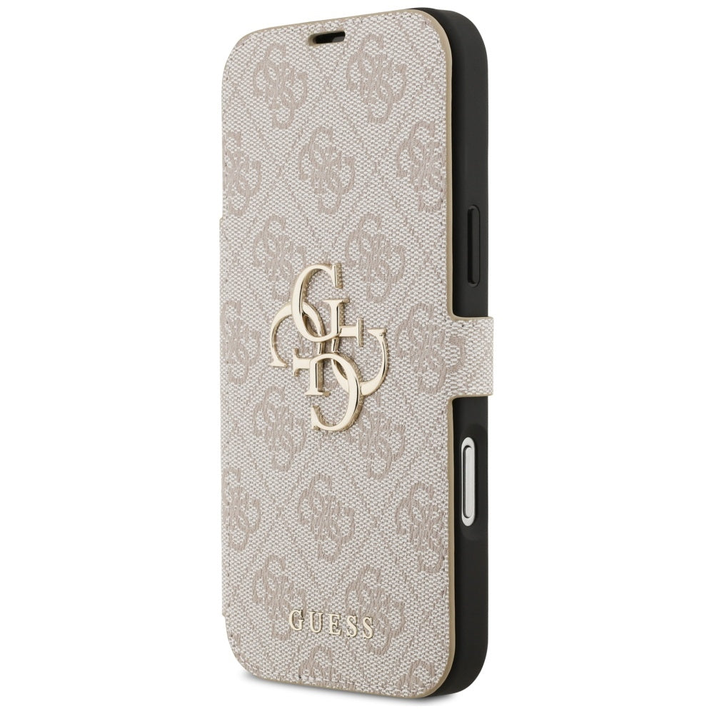Case for Apple iPhone 17 Pro, Guess, 4G Metal Logo, Pink
