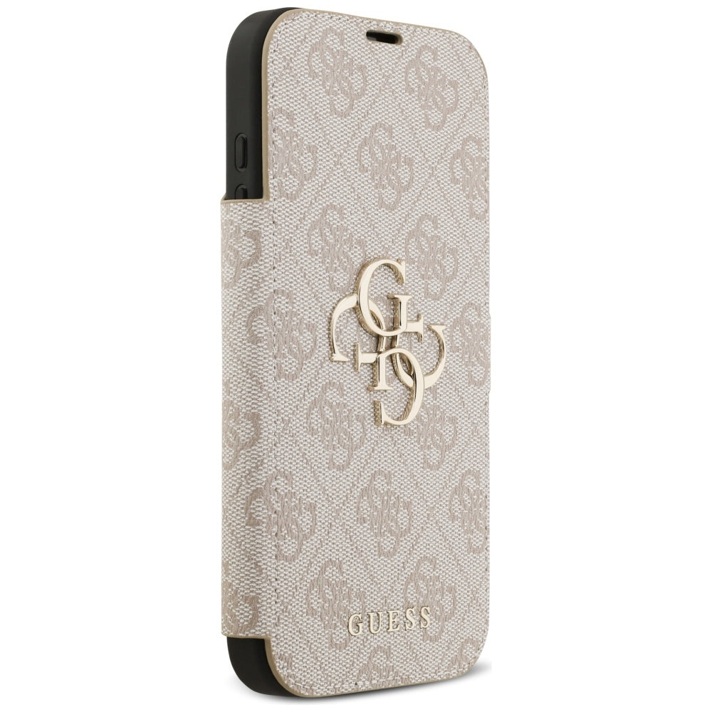 Case for Apple iPhone 17 Pro, Guess, 4G Metal Logo, Pink
