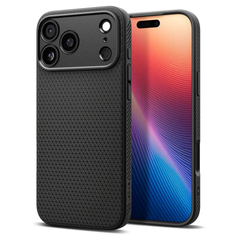 Case for Apple iPhone 17 Pro Max, Spigen, Liquid Air, Matte Black ACS10265