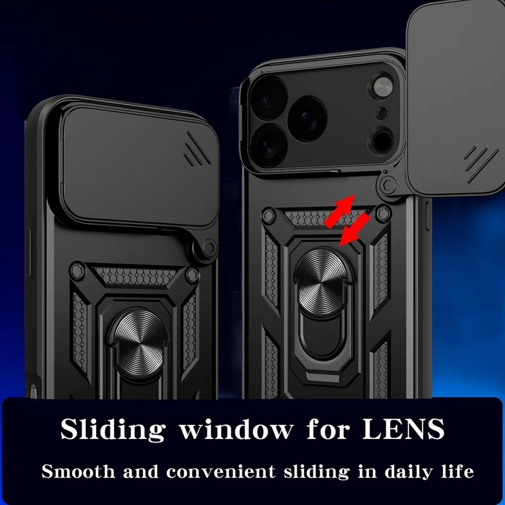 Case for Apple iPhone 17 Pro, Techsuit, CamShield, Blue