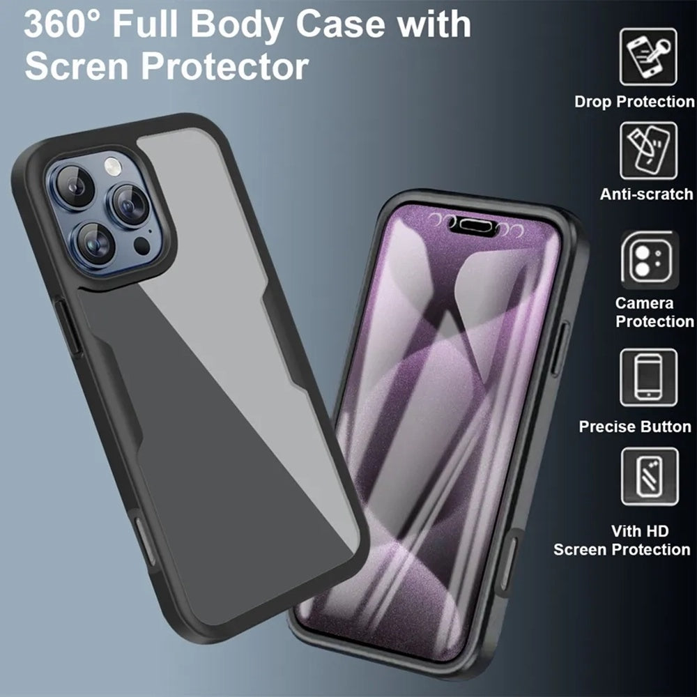 Case for Apple iPhone 17 Pro, Techsuit, ColorVerse 360, Blue
