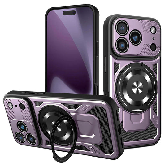 Case for Apple iPhone 17 Pro, Techsuit, RuggedCam, Purple