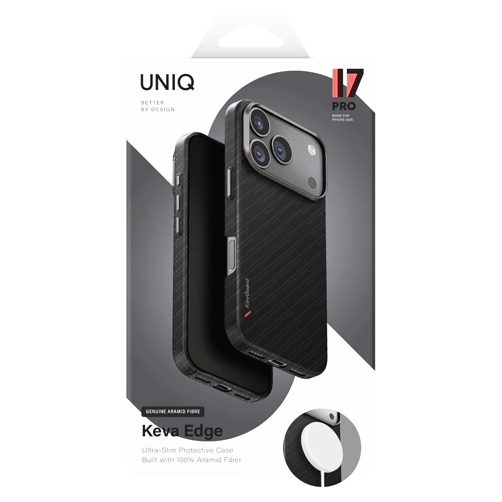 MagSafe Case for Apple iPhone 17 Pro, UNIQ, Keva MagClick, Dark Grey