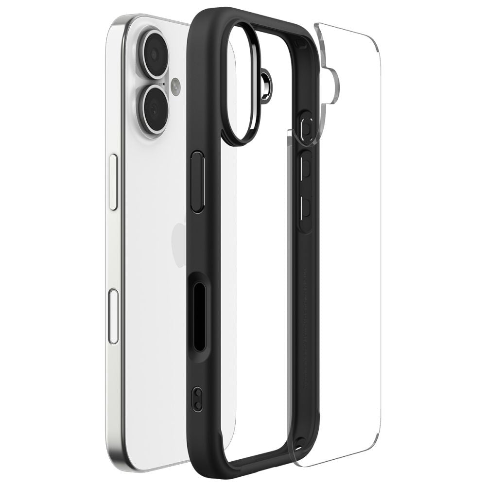 Case for Apple iPhone 17, Spigen, Ultra Hybrid, Matte Black ACS10377