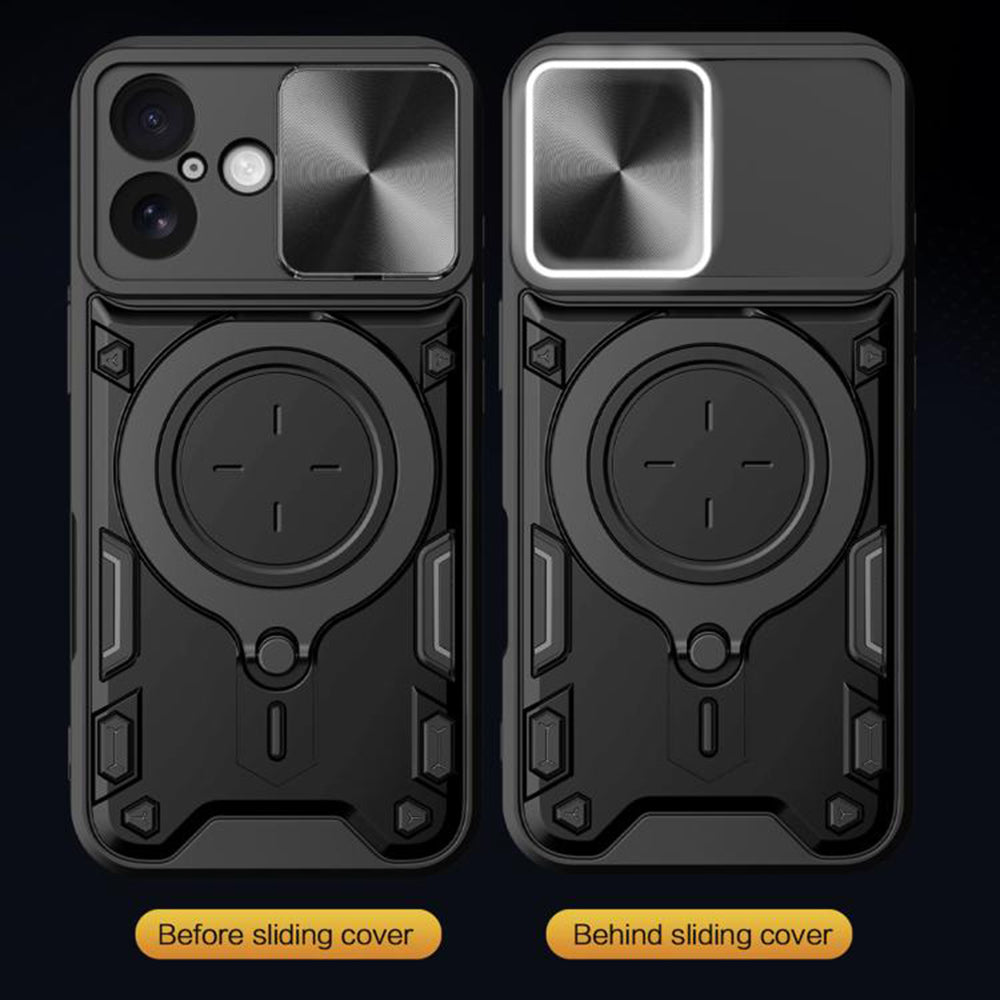 Case for Apple iPhone 17, Techsuit, CamGuard Pro, Black