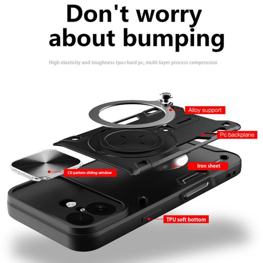 Case for Apple iPhone 17, Techsuit, CamGuard Pro, Red