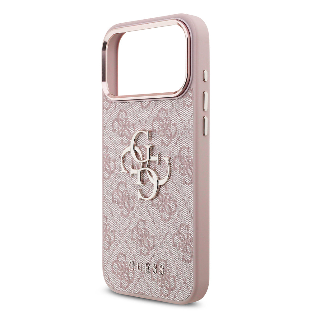Case for Apple iPhone 18 Pro Max / 17 Pro Max, Guess, 4G Big Classic Logo, Pink