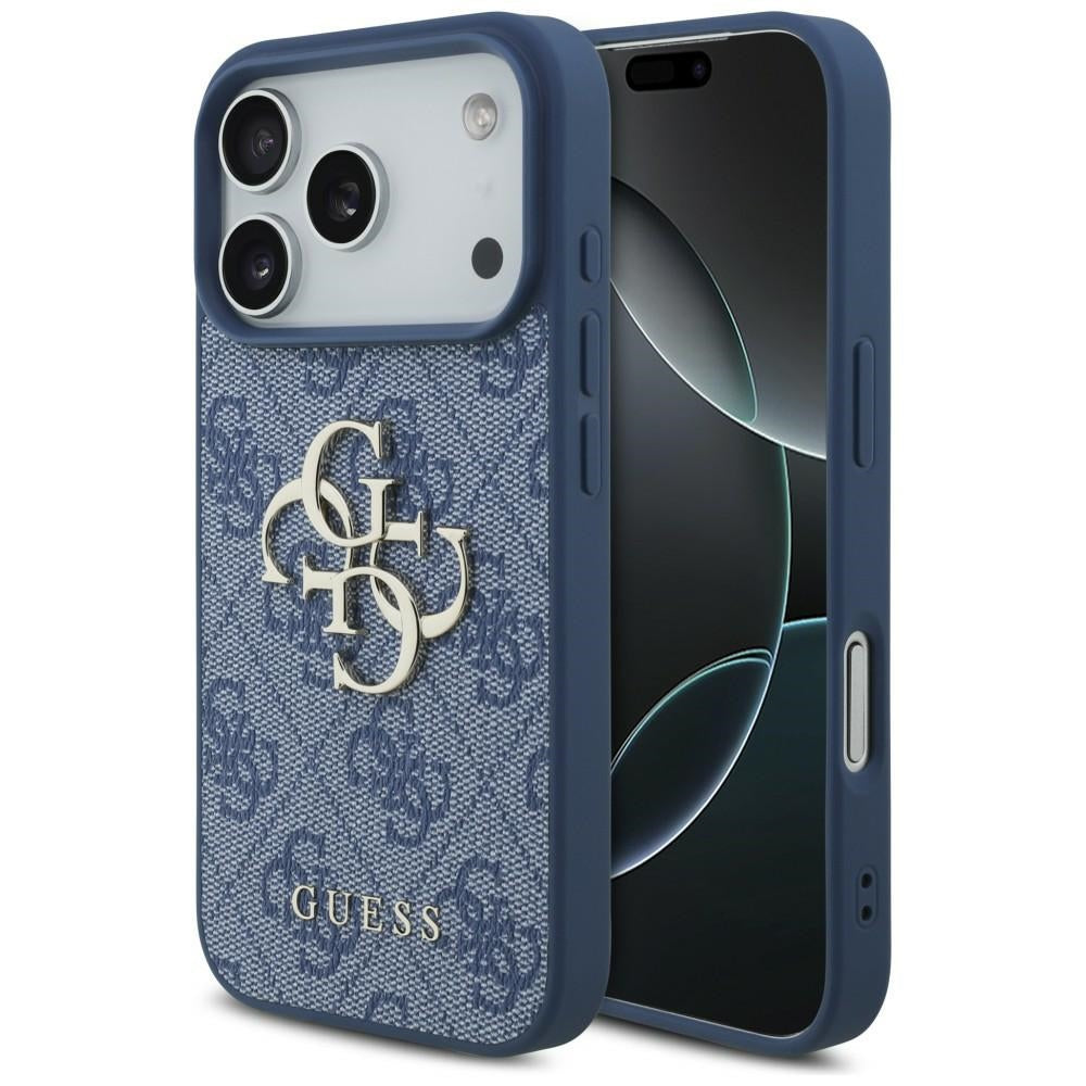 Case for Apple iPhone 18 Pro Max / 17 Pro Max, Guess, 4G Big Logo, Blue