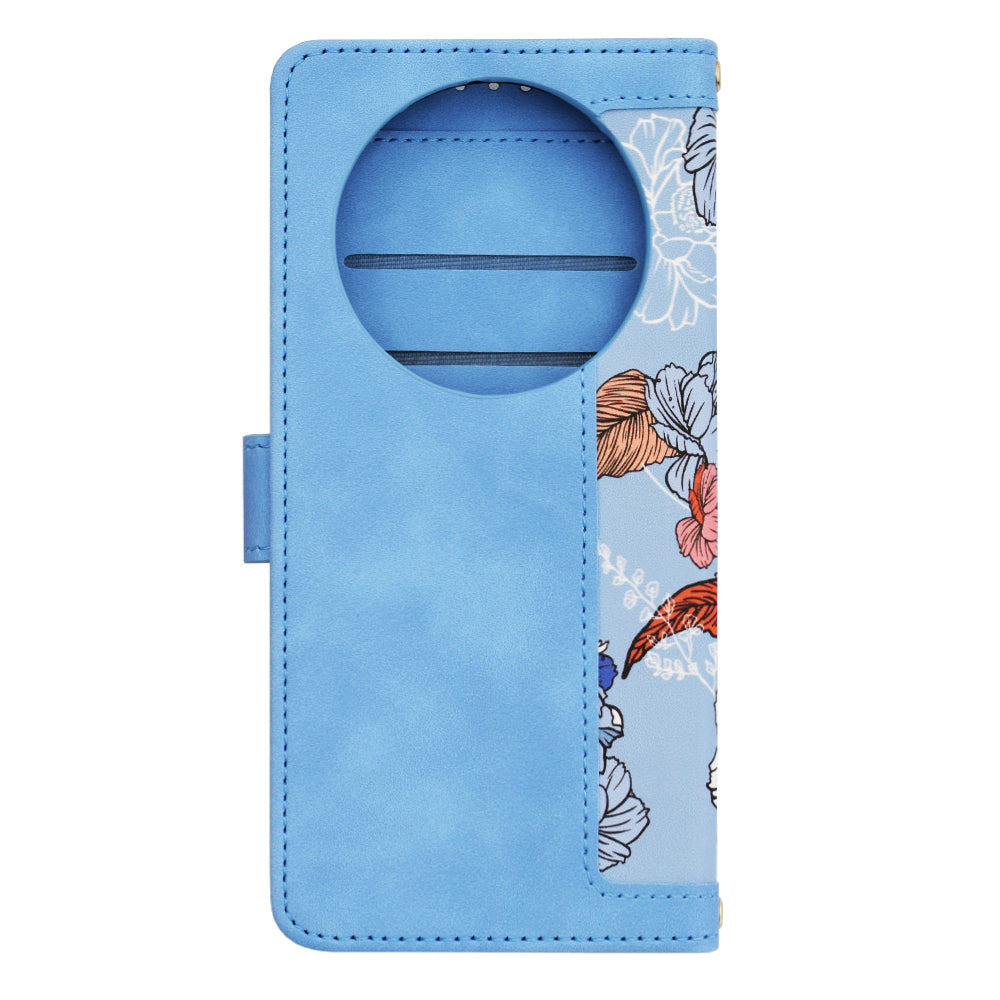 Case for Honor Magic8 Lite, Techsuit, FlipCraft, Blue