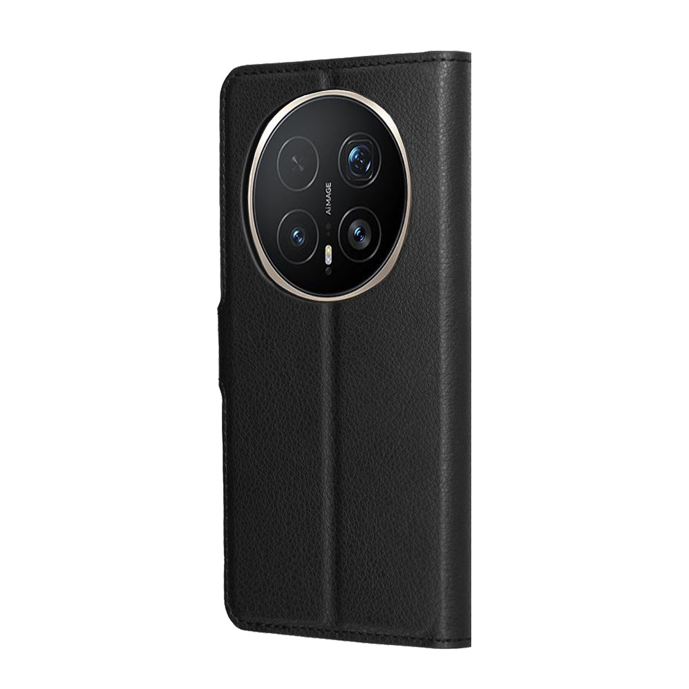 Case for Honor Magic8 Pro, Techsuit, Leather Folio, Black