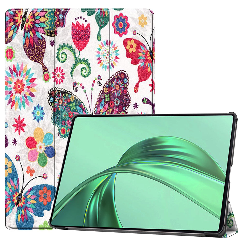 Case for Honor Pad X8a, Techsuit, FoldPro Butterfly, Multicolor