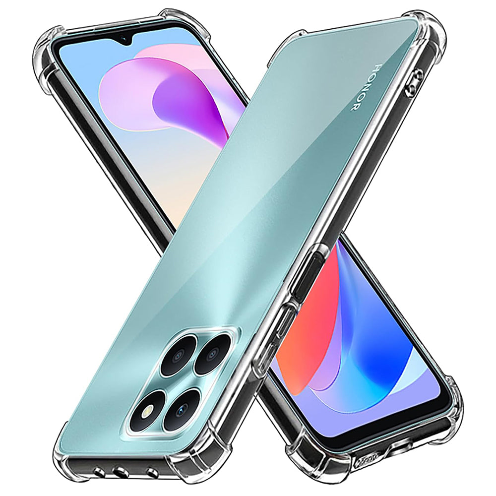 Case for Honor X6a, Techsuit, Shockproof Clear, Transparent