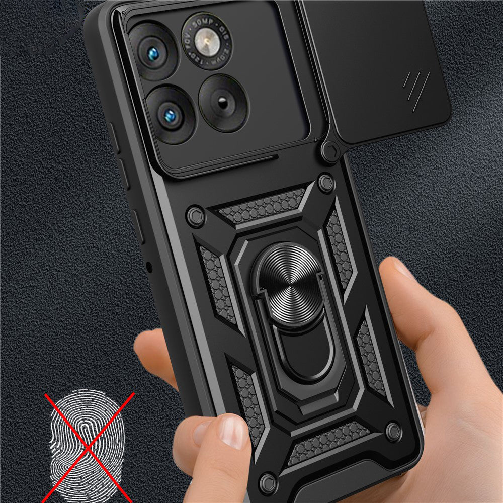 Case for Motorola Edge 70, Techsuit, CamShield, Rose Gold