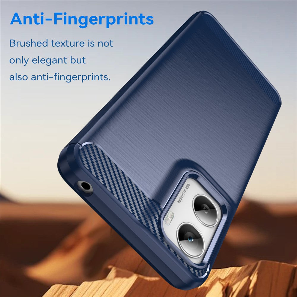 Case for Motorola Moto G06 Power / G06, Techsuit, Carbon, Blue