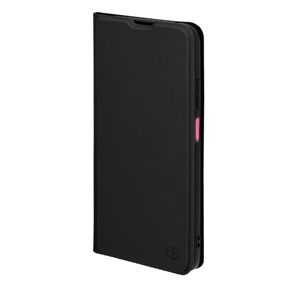 Case for Motorola Moto G67 Power / G57 Power, Techsuit, Magskin Book, Black