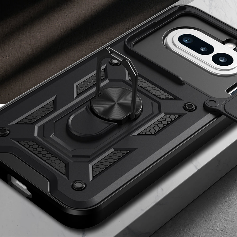 Case for Nothing Phone (4a), Techsuit, CamShield, Black