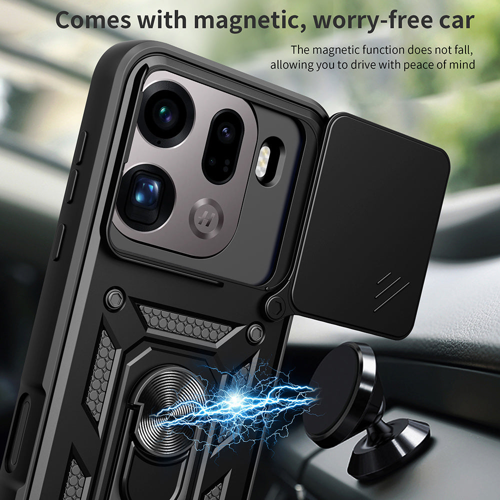 Case for Oppo Find X9 Pro, Techsuit, CamShield, Black