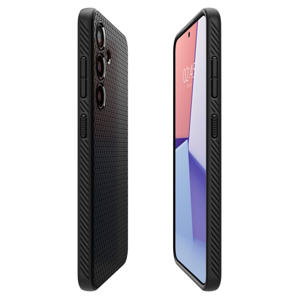 Case for Samsung Galaxy S24 S921, Spigen, Liquid Air, Black ACS07347